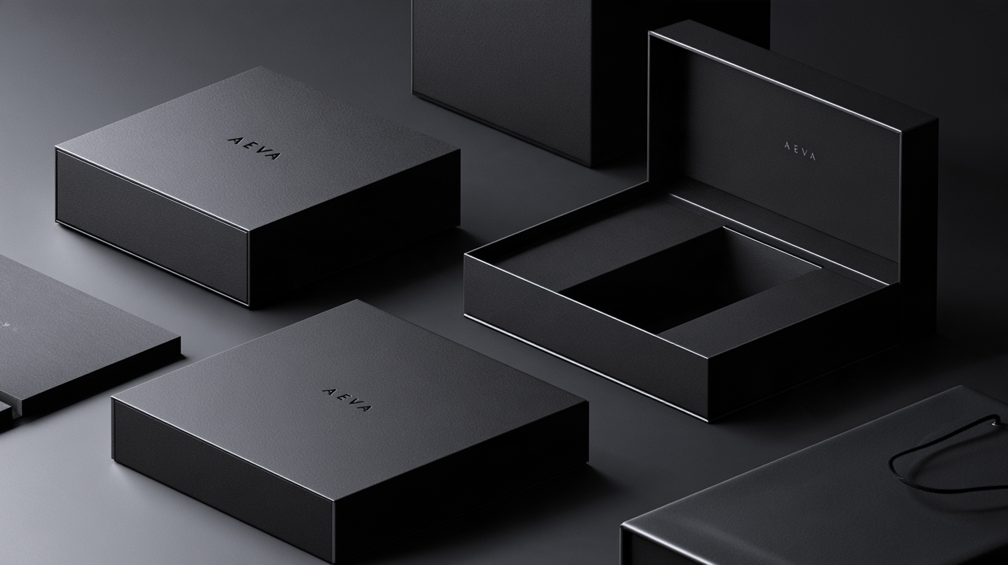 The AEVA graphite presentation box